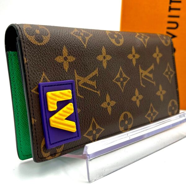 LOUIS VUITTON ルイヴィトン モノグラム ラバー 長財布 ポルトフォイユブラザ 札入れ メンズ M80523