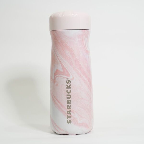 スターバックスコーヒー SAKURA 2025 ステンレスボトル S'wellマーブル 473ml