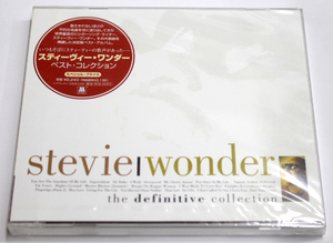 未開封 STEVIE WONDER スティーヴィー・ワンダー 【the definitive collection ベスト・コレクション】