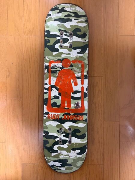 GIRL rudy johnson 90s デッキ ビンテージ スケボー スケートボード オールドスケート skateboard