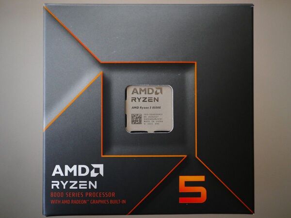 【ほぼ未使用】AMD Ryzen5 8500G BOX 純正クーラー付属