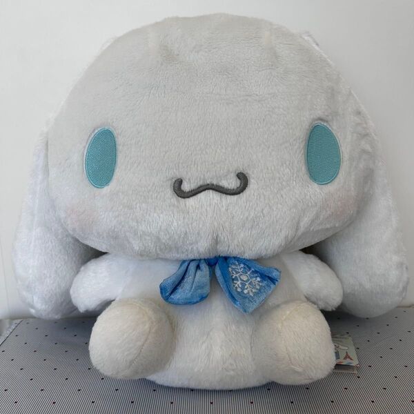 シナモロール ぬいぐるみ BIGぬいぐるみ 大きな雪リボン