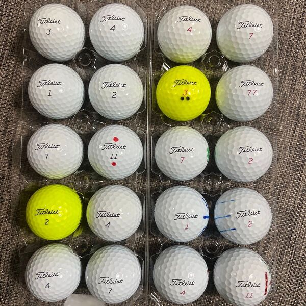 極美品!!タイトリスト PROV1 10球 V1X 10球 合計20球 ロストボール