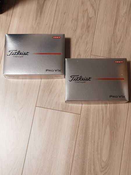 Titleist Pro V1x ゴルフボール 2ダース 新品未使用 ダブルナンバー