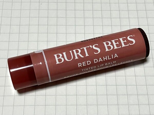 BURT'S BEES バーツビーズ ティンテッド リップバーム レッドダリア 人気色