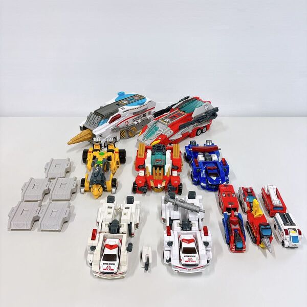 廃盤 TAKARATOMY トミカハイパーレスキュー ドライブヘッド?まとめて タカラトミー