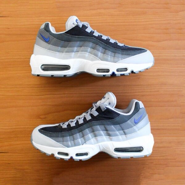 AIR MAX 95 ESSENTIAL グレー ブルー 27.0