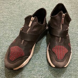 ディーゼル diesel ジッパー ベルクロ ストラップ スニーカー 中古 レア