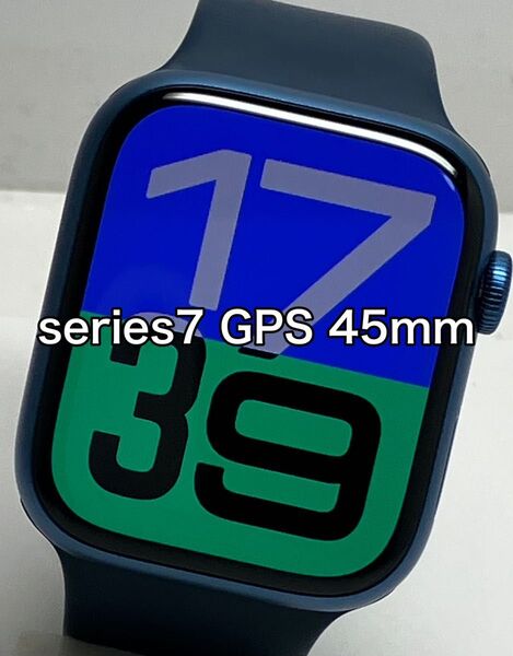 Apple Watch series 7 GPS 45mm ブルー