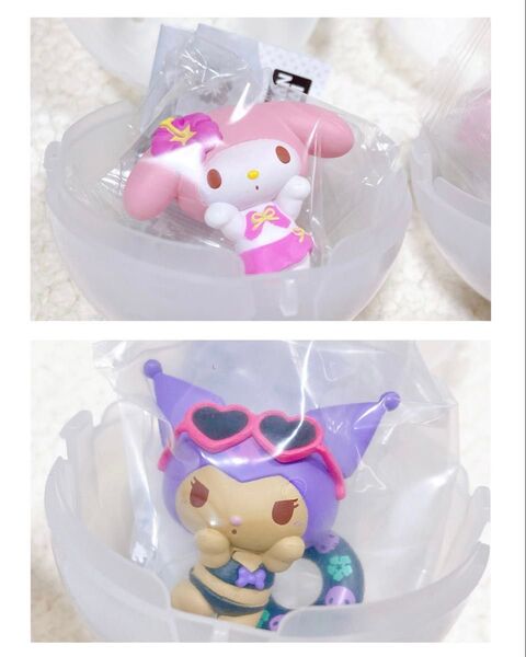 サンリオキャラクターズ みんなでバカンスフィギュア×マイメロディ+クロミ 2点セット