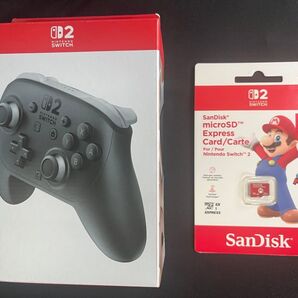 Nintendo Switch2 Proコントローラー Micro SD express カード 256GB セット
