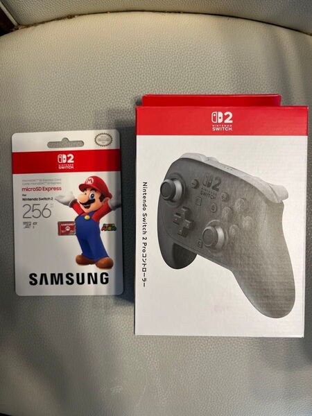 Nintendo Switch2 Proコントローラー Micro SD express カード 256GB セット