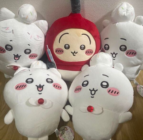 ちいかわ BIG誕生日ぬいぐるみ ちいかわ ハチワレ うさぎ 5体セット