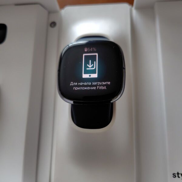 Fitbit Sense カーボン/グラファイト ブラック トラッカー Suica対応 GPS