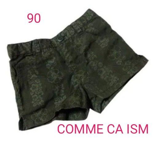 COMME CA ISM ハーフパンツ ショートパンツ ブラウン パンツ 90cm コムサ 半ズボン キッズ 子供服