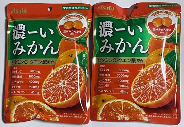 アサヒグループ食品 濃ーい みかん84g×2袋