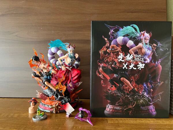 ワンピースフィギュア エース&ヤマト(鬼ヶ島)ガレージキット