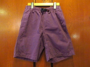 GRAMICCIコットンショーツ紫sizeS●200605f2-m-sht-wf古着グラミチショートパンツボトムス短パンハーフパンツ半ズボン