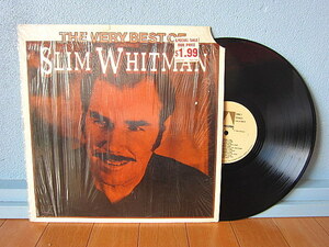 SLIM WHITMAN●THE VERY BEST OF SLIM WHITMAN シュリンク付きUA-LA 386-E●200606t4-rcd-12-cfレコードUS盤米LPカントリー75年米盤