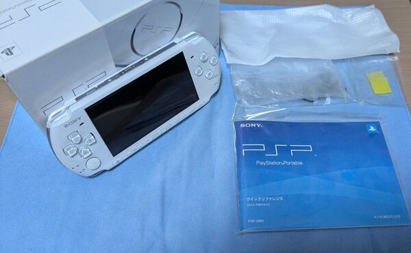 【ジャンク品】 PSP-3000 パール・ホワイト 本体