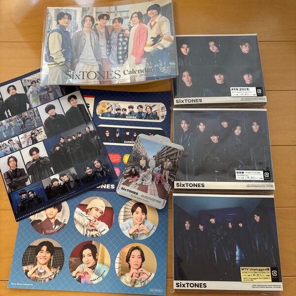 SixTONES バリア 3形態特典、2025カレンダー付き