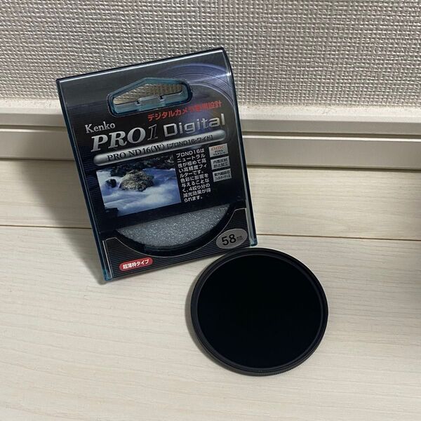 NDフィルター Kenko カメラ用フィルター PRO1D プロND16 (W) 58mm