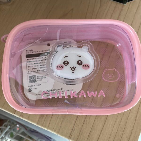 ちいかわ ぷっくりクリアミニポーチ アミューズメント ちいかわ ポーチ