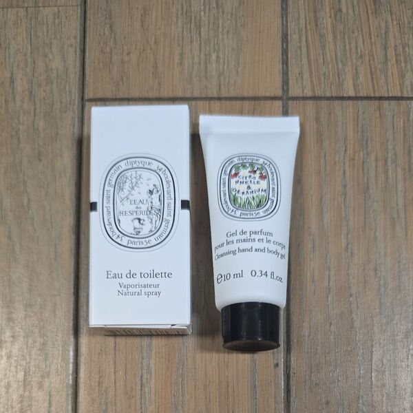 Diptyqueオードトワレ ローデ ゼスペリード2ml シトロネル&ゼラニウム サマーハンド&ボディウォッシュジェル