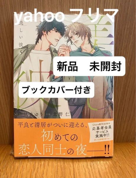 新刊 美しい彼 5巻 凪良ゆう 北野仁 ブックカバー付き 応募券付き