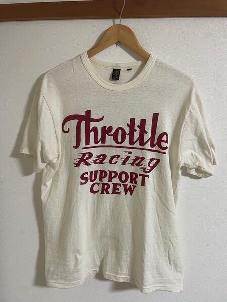 フリーホイーラーズ size38throttleサポート クルーTシャツ
