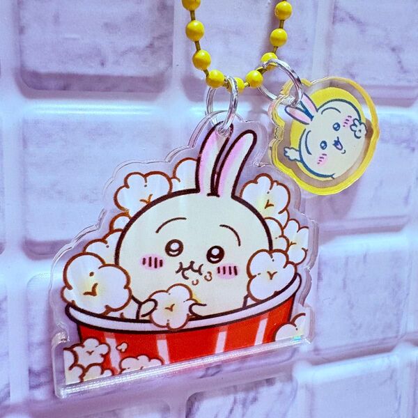ちいかわ うさぎ ポップコーン アクリルキーホルダー チャーム41
