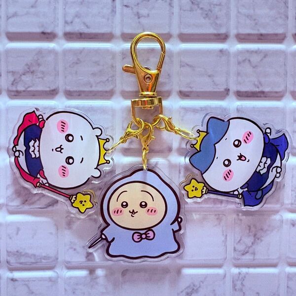 ちいかわ ハチワレ うさぎ バースデー アクリルキーホルダー チャーム 200