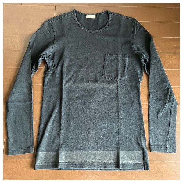 本人期 HELMUT LANG ペイント Tシャツ ヘルムートラング ジーンズ 長袖 ロンT ポケット ヴィンテージ アーカイブ
