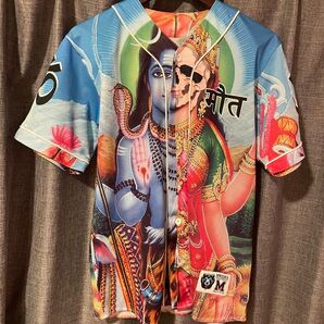 MISHKA ミシカ グラフィック ベースボールシャツ