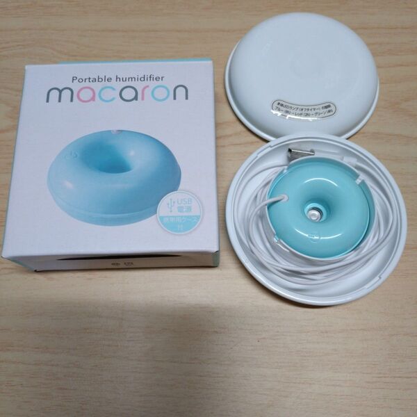 ポータブル加湿器 macaron マカロン 超音波 携帯