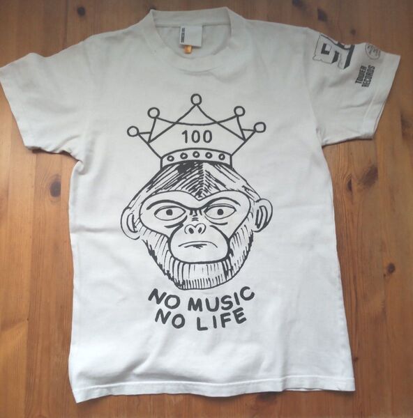 タワレコ NO MUSIC NO LIFE クロマニヨンズ ヨシオ Tシャツ 小冊子付