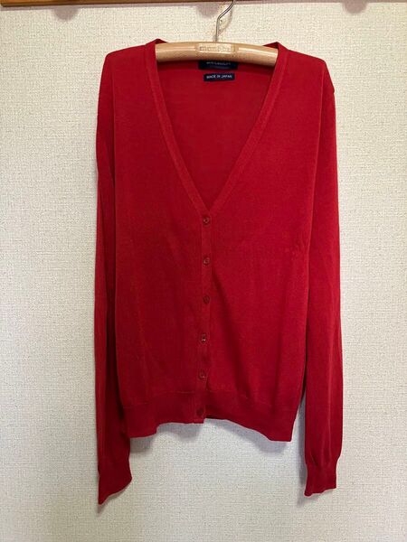 Lois CRAYON ロイスクレヨン カーディガン カットソー ニット 赤 M