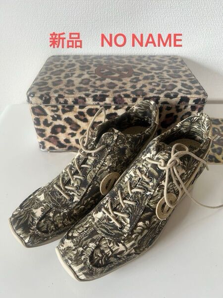 新品 レア NO NAME ノーネーム スニーカー シューズ 厚底 ヒール サイズ37
