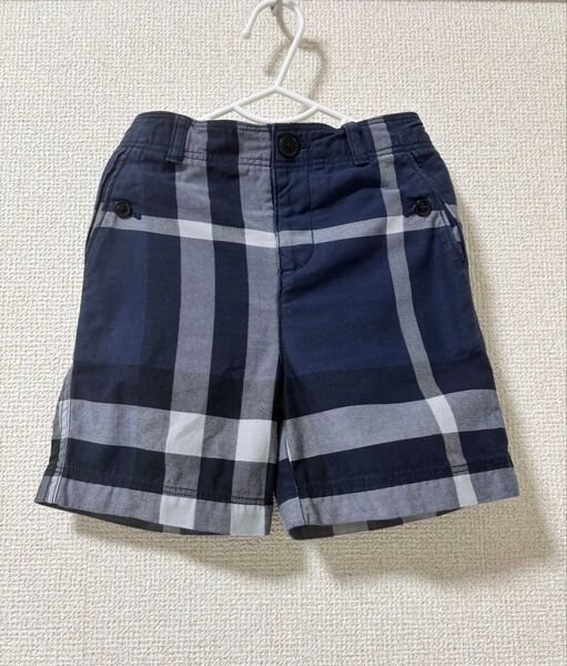 BURBERRY キッズ ハーフパンツ ネイビー系 チェック