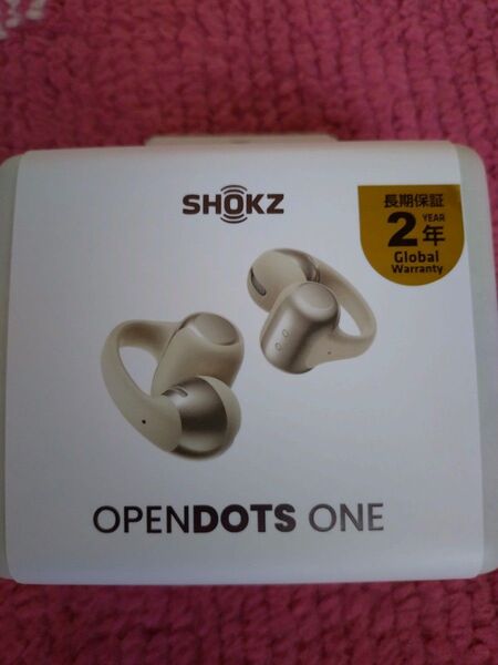 ショックス shokz OpenDots ONE オープンドッツ ワン 4時間位使用 ほぼ新品 グレー 納品書有 イヤホン