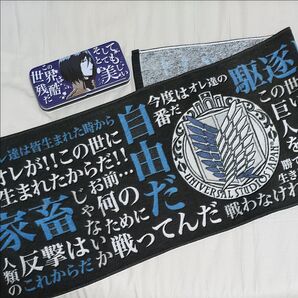 進撃の巨人 スポーツタオル 缶ペンケース