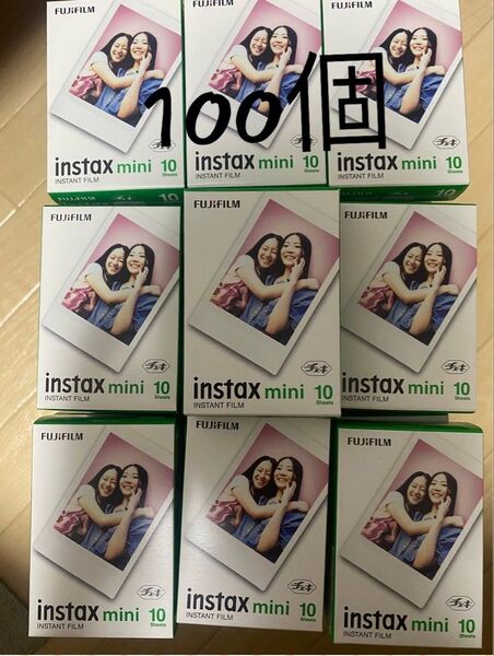 新品未開封 富士フイルム チェキフィルム 10枚入 100個セット 1000枚