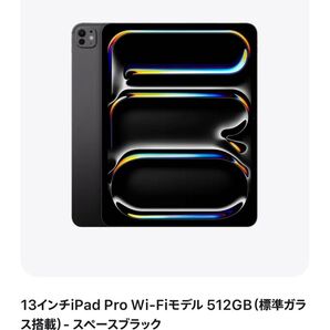 Apple iPad Pro(M4) 13インチ Wi-Fiモデル 512GB 【新品未使用未開封】