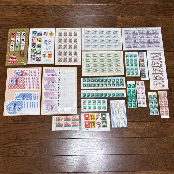 記念切手 昭和切手 お年玉切手 シート バラ まとめて 20493円分