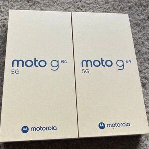 【新品未開封品】moto g64 5G motorola モトローラ スペースブラック 2台