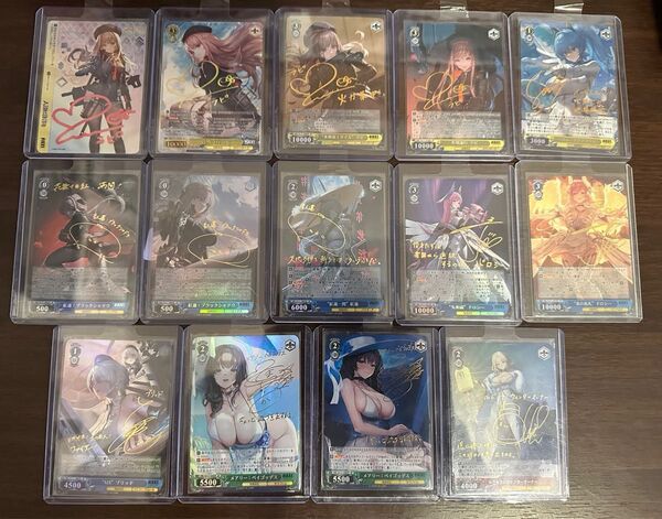 ACGカード 勝利の女神 NIKKE (ニケ) AGR SEC+ SP サイン 14種セット