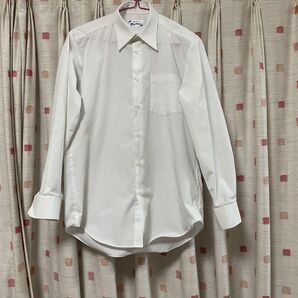 長袖シャツ ワイシャツ ホワイト 白 長袖 シャツ 学生服 カッターシャツ 160 Mサイズ