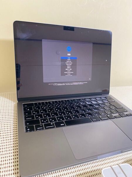 【美品】MacBook Air M2 2022 メモリ16GB SSD 512GB
