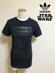 adidas originals STARWARS アディダス オリジナルス スターウォーズ ダースベイダー Tシャツ ブラック サイズO 半袖 黒 V31726