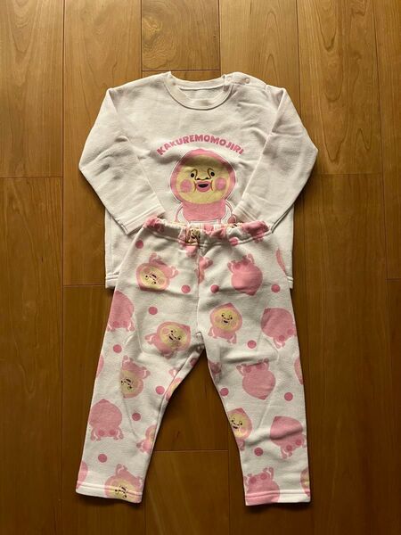 ベビー キッズ パジャマ こびとづかん ももじり 95cm あったか素材